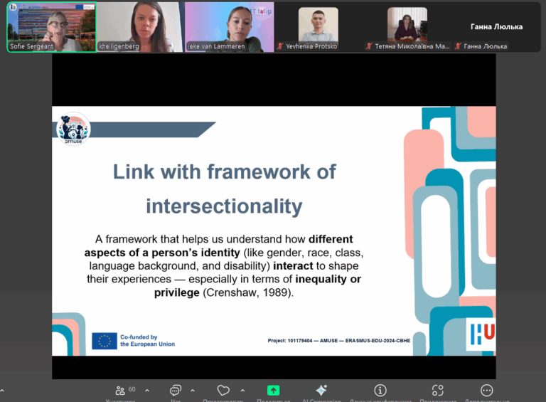 Second webinar of the “Methods of Teaching for Inclusion”